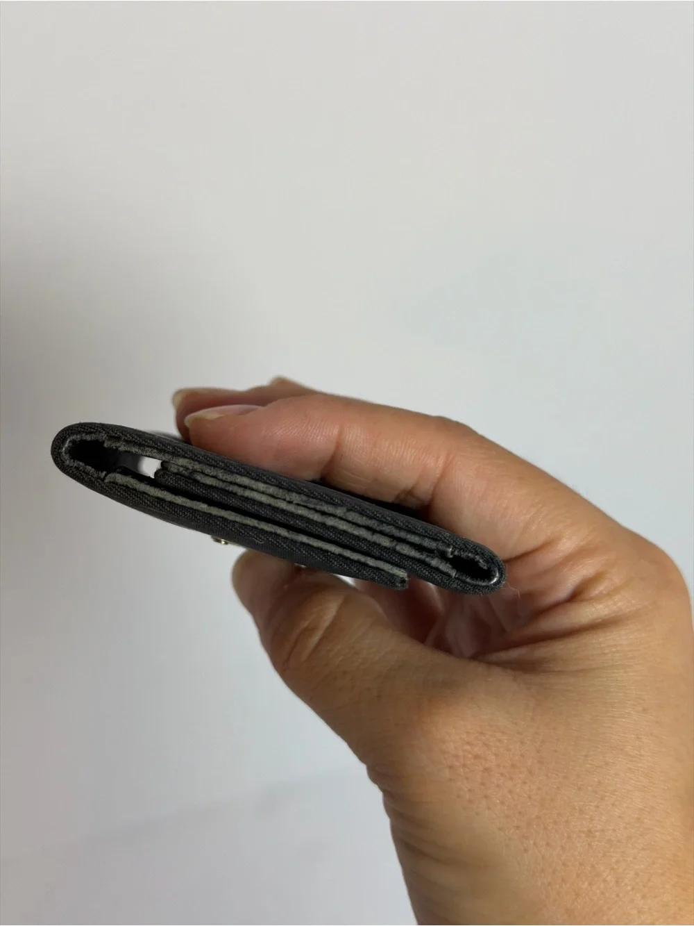 Prada Black Nylon Keyholder